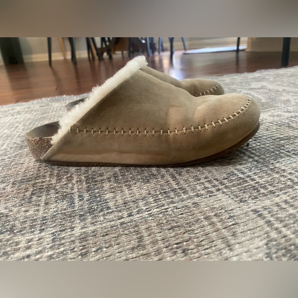 JENNI KAYNE  Shearling-Lined Moc Clog tan - 37